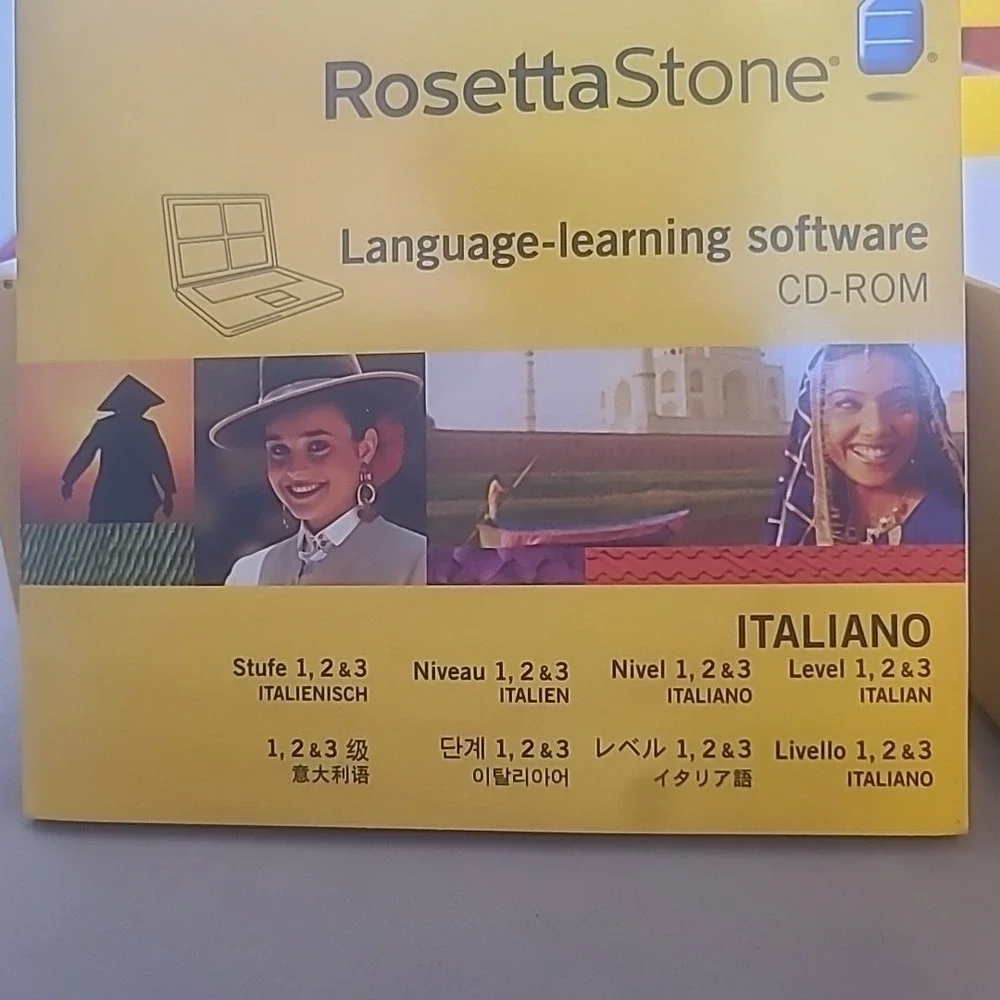 Rosetta Stone Italiano Level 1, 2, 3 ‎ WINDOWS AND MAC